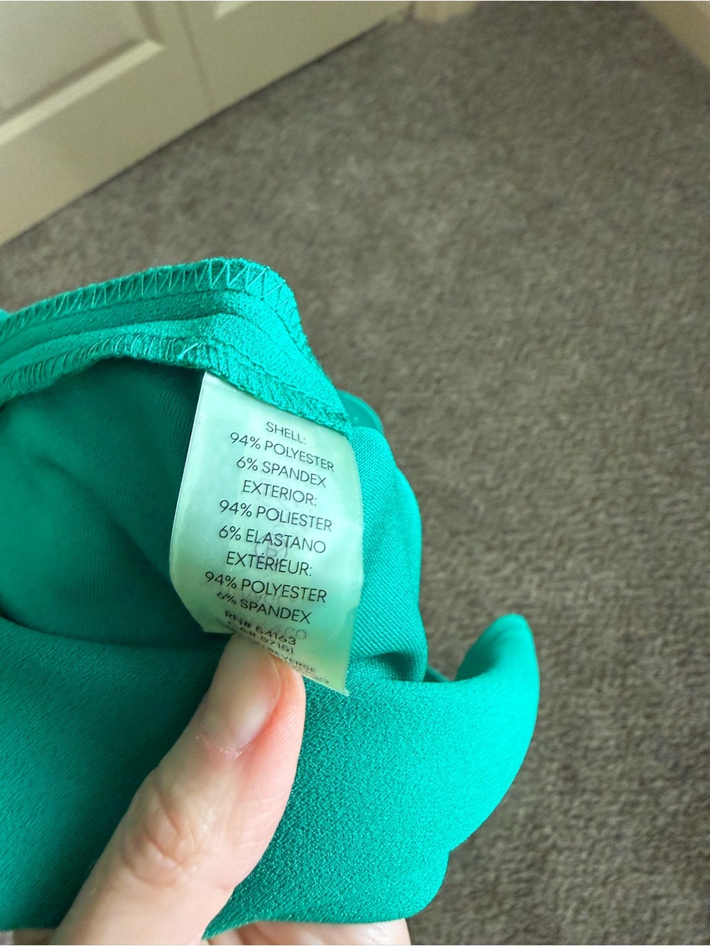 Calvin Klein Emerald Green Sleeveless Mermaid Midi Dress - Picture 4 of 4